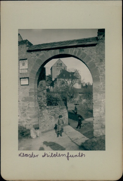 Foto Mildenfurth Wünschendorf an der Elster, Kloster Mildenfurth, Torbogen
