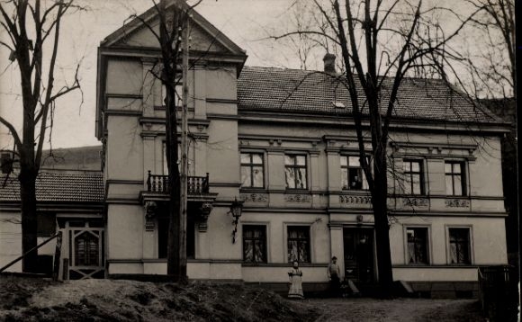 Foto Ak Letmathe Iserlohn im Märkischen Kreis, Wohnhaus, Anwohner
