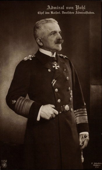 Ak Admiral von Pohl, Chef des Kaiserl. Deutschen Admiralstabes