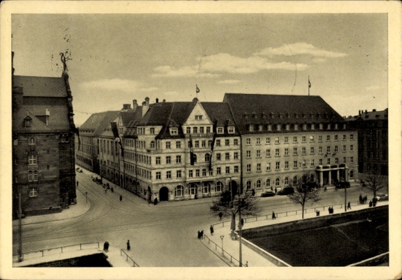 Ak Nürnberg, Deutscher Hof, Hotel Adolf Hitlers während des Reichsparteitags
