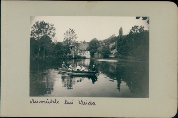 Foto Weida in Thüringen, Aumühle, Boot