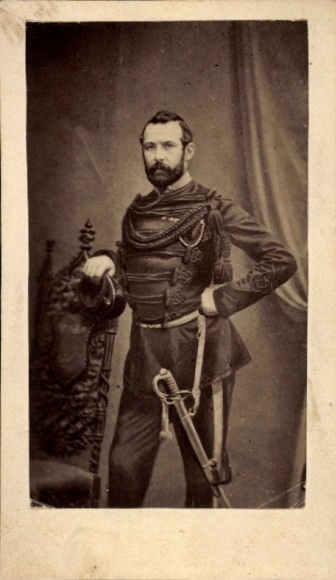CdV König Karl XV. von Schweden