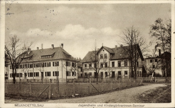 Ak Neuen Dettelsau Neuendettelsau in Mittelfranken, Jugendheim und Kindergärtnerinnen-Seminar